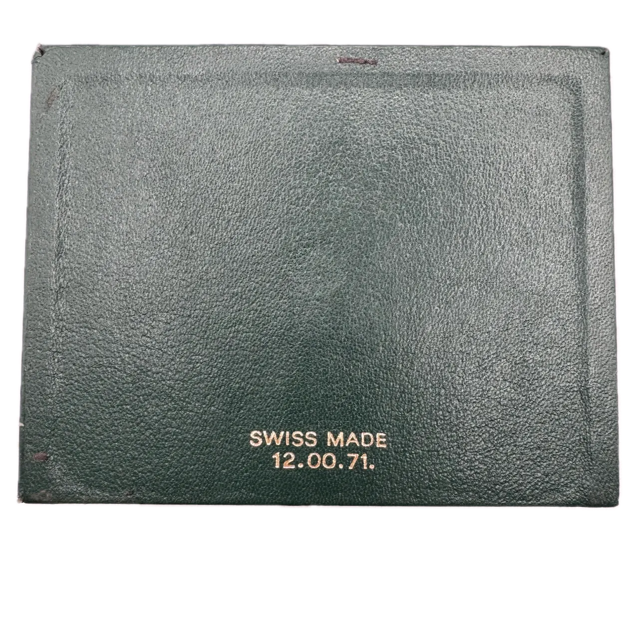 Vintage Rolex 12.00.71 Unisex Wristwatch Box Swiss Leather & Felt Lined