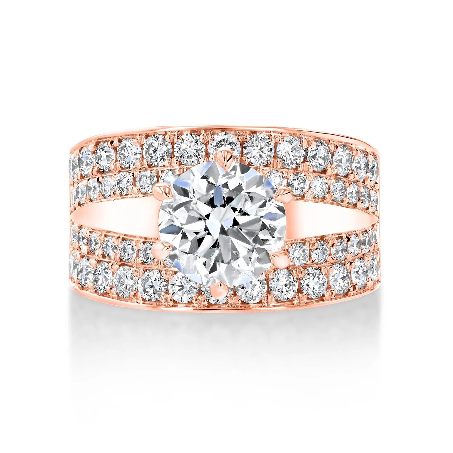 Vintage Style Diamond Engagement Ring