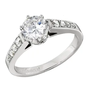 Vintage Style Engagement Rings - Cathedral Bead Set Ring