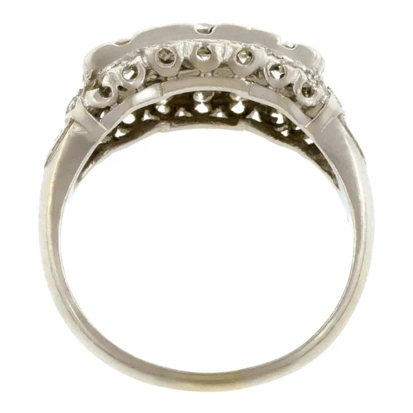 Vintage Three Stone Diamond Ring