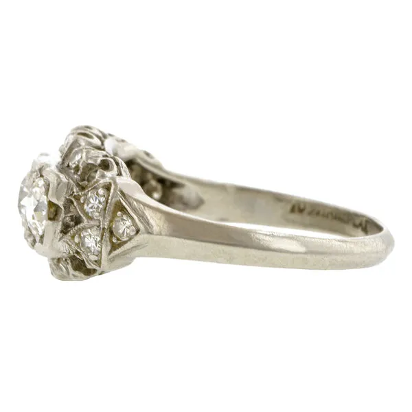 Vintage Three Stone Diamond Ring