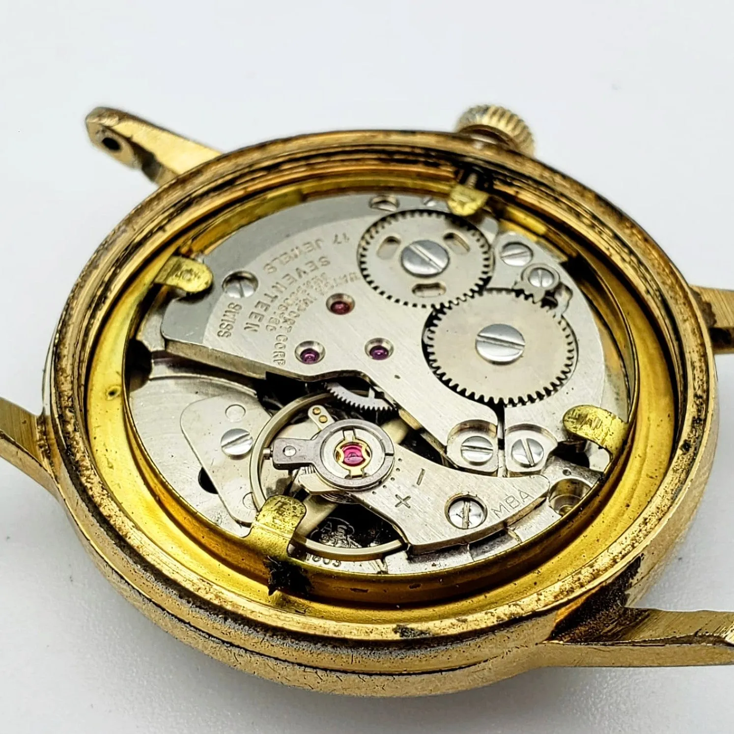 Vintage VOUMARD Wristwatch Swiss 17 Jewels Cal. AS 1803  Date Indicator Watch