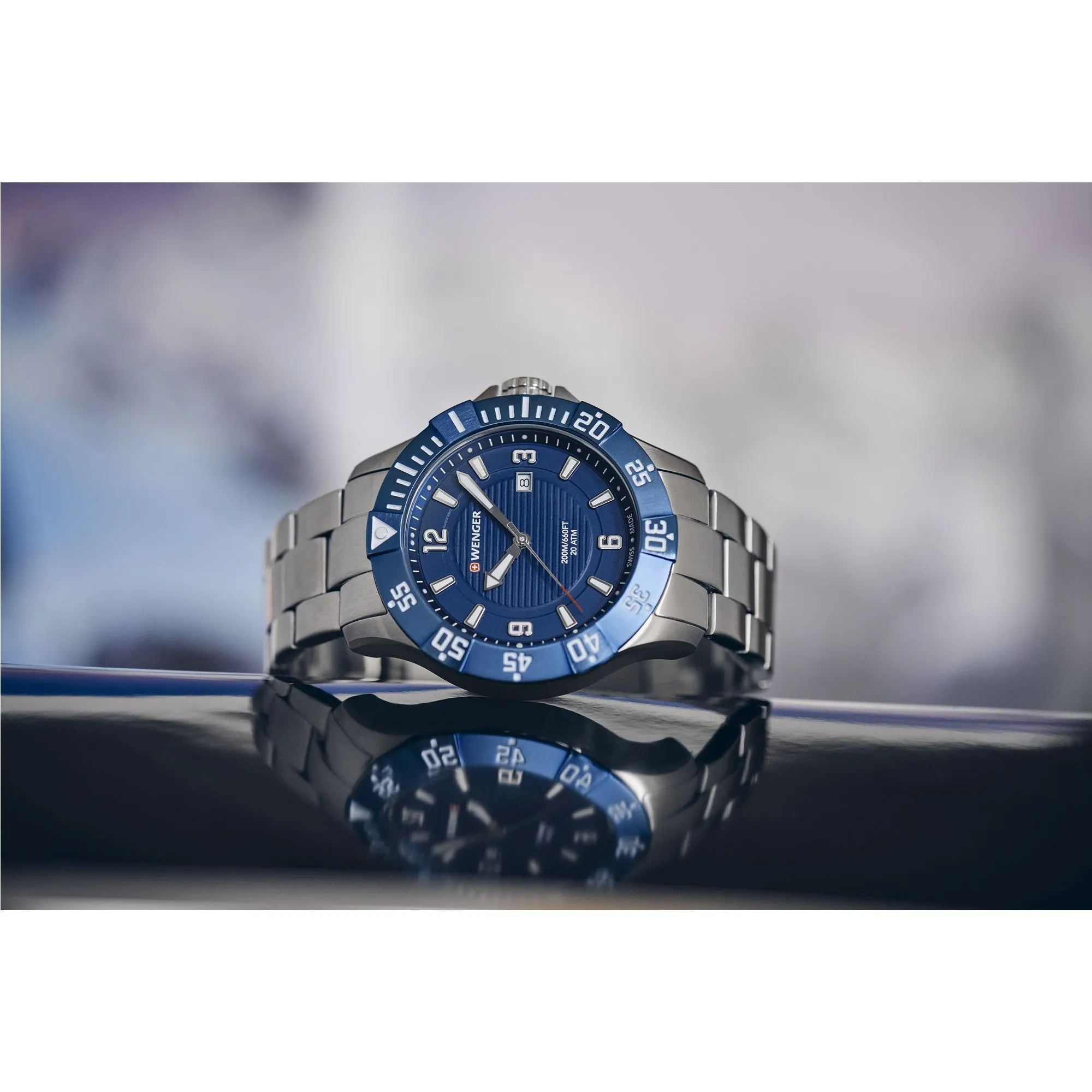 Wenger Seaforce 43 Blue Dial Men's Watch