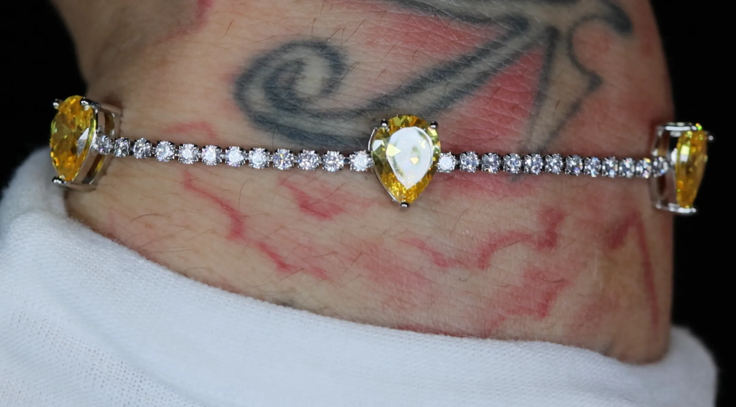 Womens Yellow Diamond Bracelet | Yellow Gemstone Bracelet