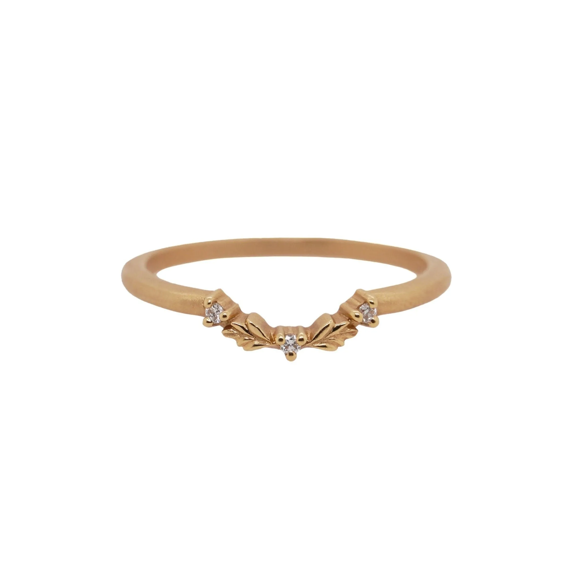 Wood Nymph 3 Diamond Contour Band