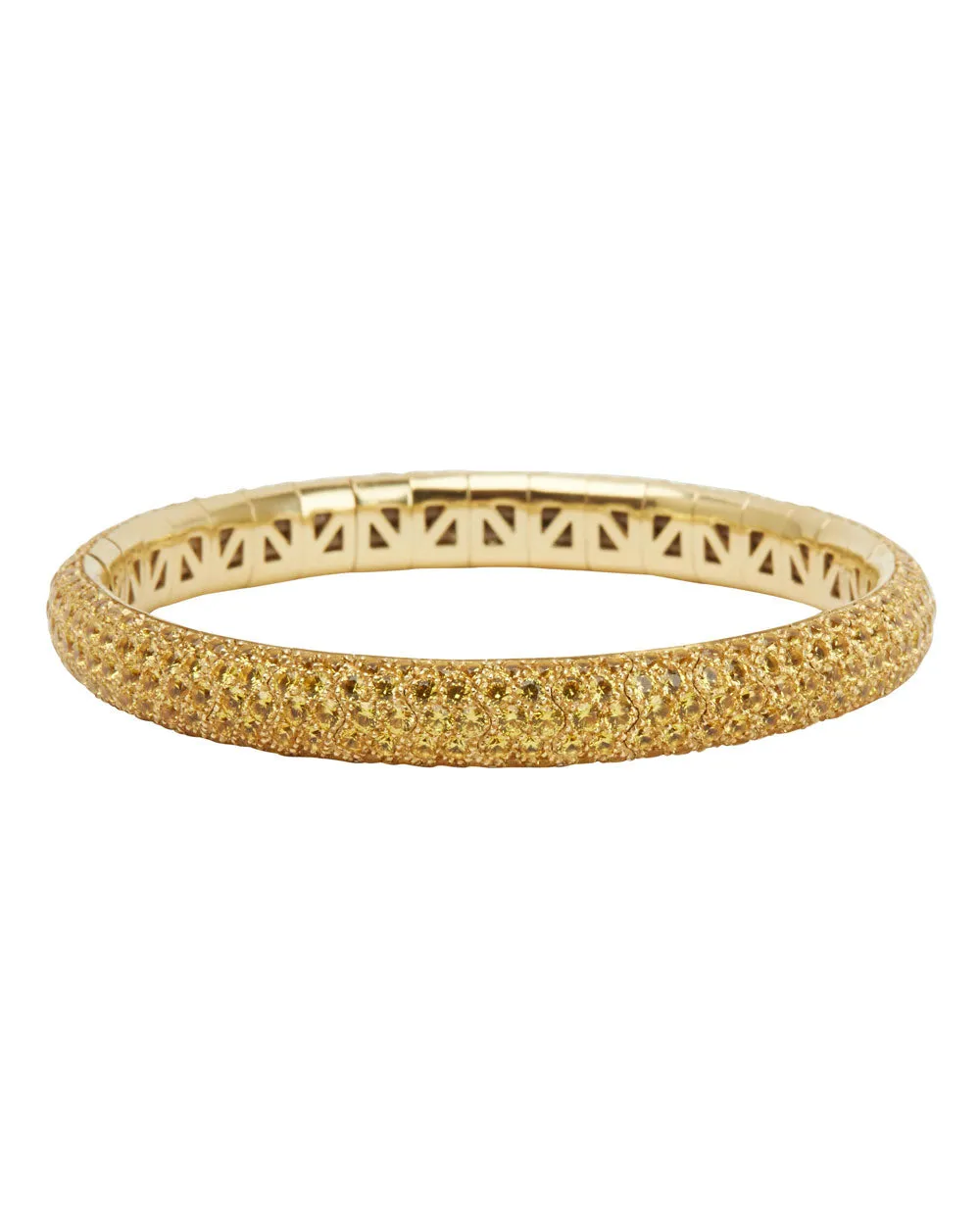 Yellow Sapphire Stretchy Bracelet