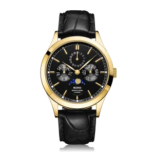 ZEROO C1 CLASSIC MOON PHASEQUARTZ WATCH FOR GENTS - ZC001GBK
